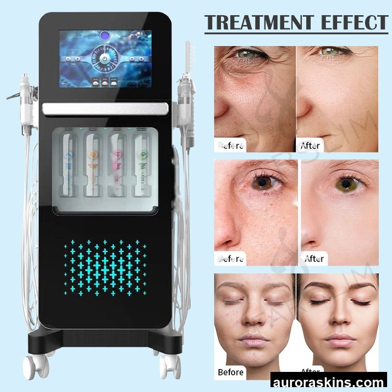 Stable 17-function Hidrafacial Hydrodermabrasion Machine Alice Beauty Academy Training Machine Skin Machine Skin Revitalization