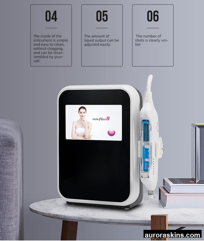 2025 Microcrystalline Meso Therapy Non-invasive Gun Wrinkle Remove/ Portable Needle-free Meso Mesotherapy Injection Gun