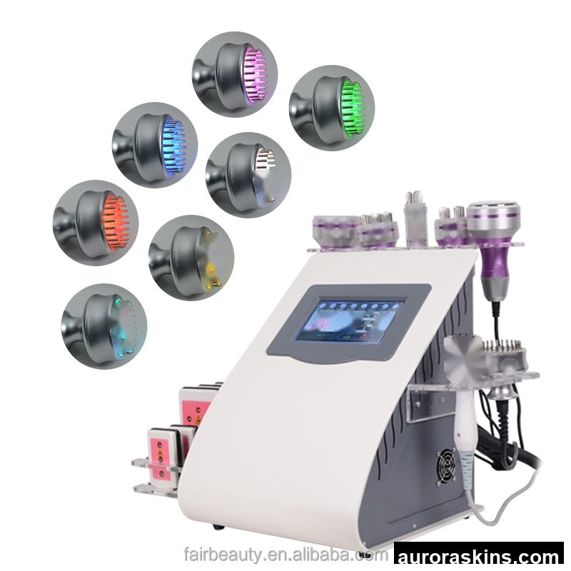 Multifunctional Fat Reduction Machine for Home and Salon Use Body Slimming Weight Loss 9 in 1 40 K ABS Stainless Beauty