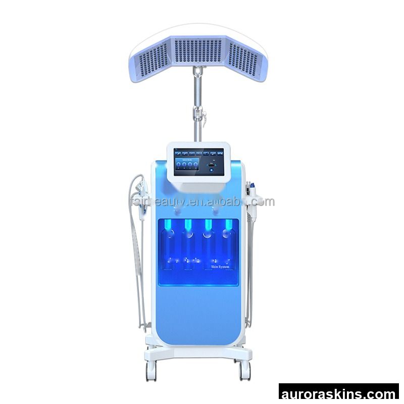 8-in-1 Stainless Steel Air Dermabrasion Exfoliating System SPA600 PLUS-Multifunctional Home Use Beauty Tool, CE Certified EU