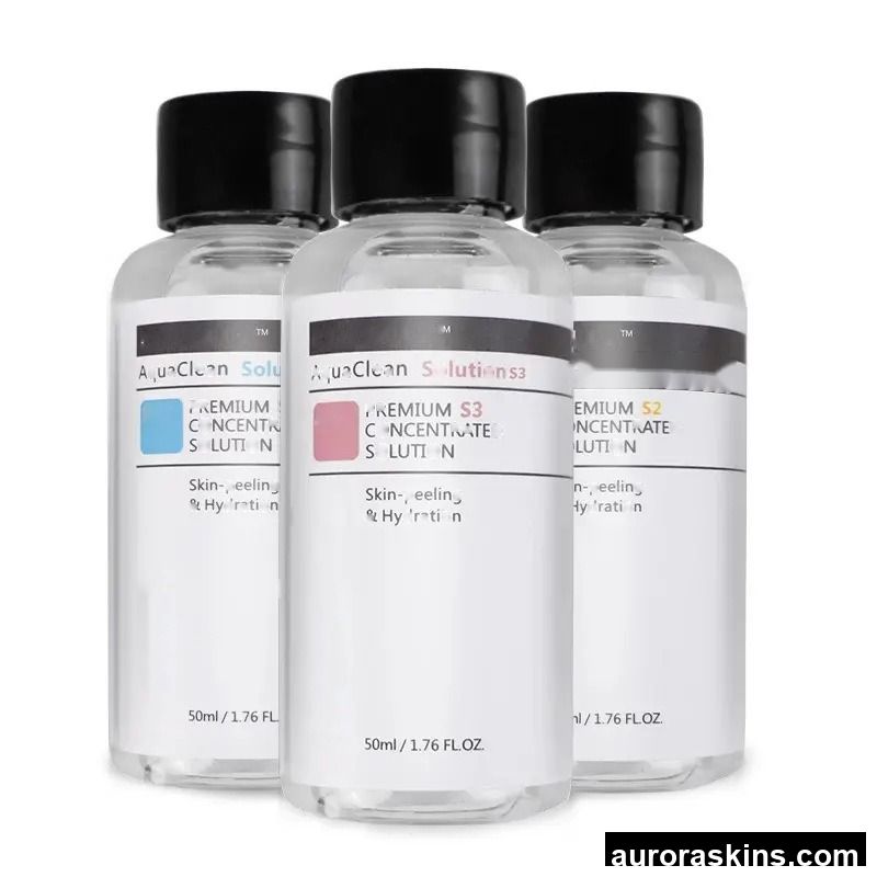 Small Bubble Solution for Hydrogen Oxygen Jet South Korea Export Version Three-Piece Set for Beauty Salon Concentrated Special