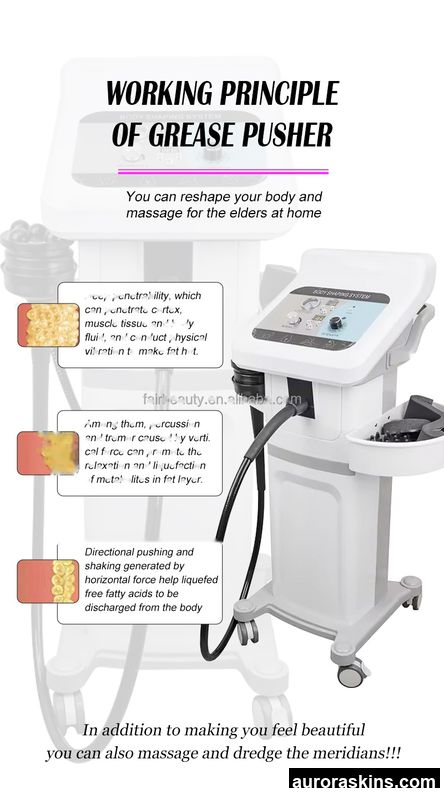 2026 Aurora Skins Professional Dial Controlled Vibration Massager FR-869D Full Body Firming & Care with Multiple Heads