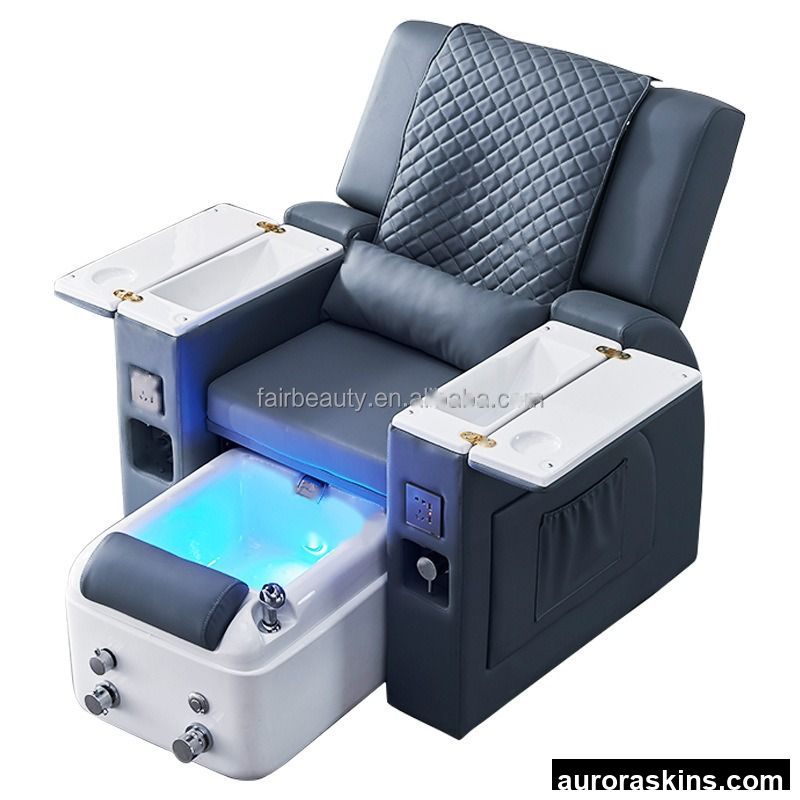 Modern Beauty Nail Salon Furniture Reclining Swivel Foot Spa Massage Pedicure Chair Electric Reclining Massage Chair