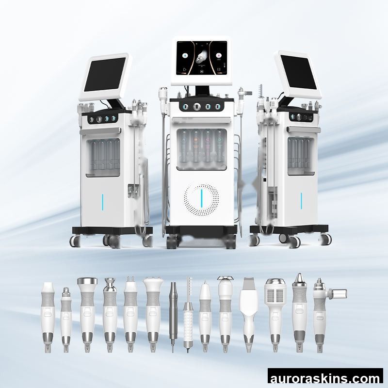 2026 NEW 14 in 1 Oxygen Face Cleaning Aqua Water Peeling Skin Care Equipment Facial Clean Skin Rejuvenation Beauty Spa