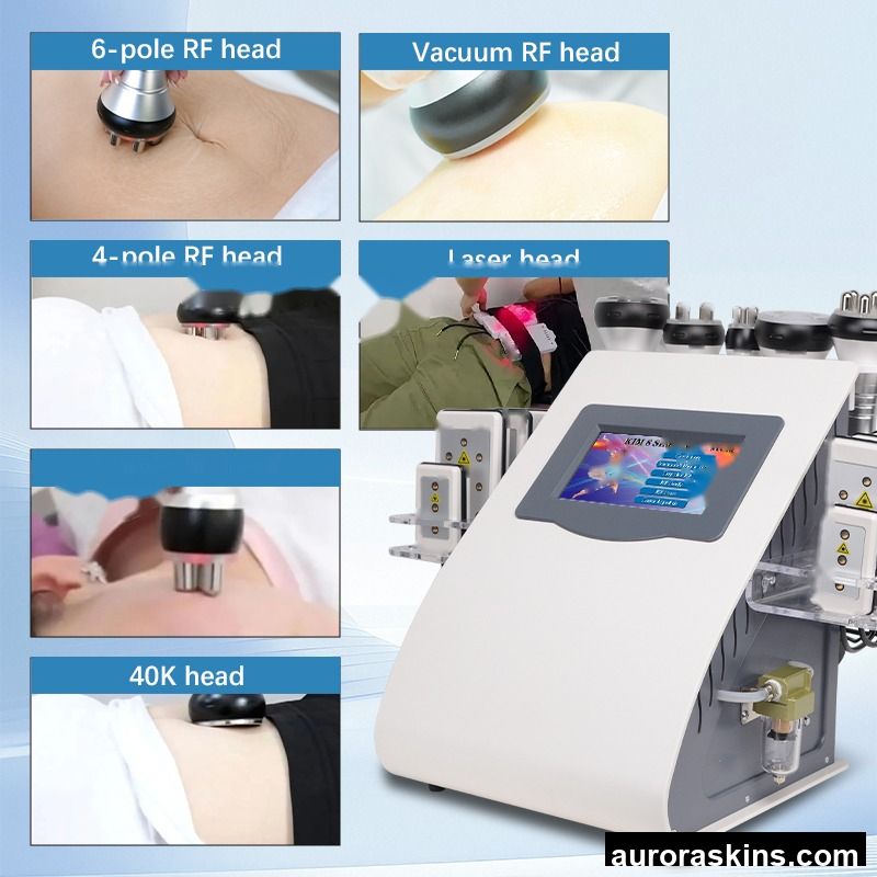 ODM OEM 80K S-Shape Cav System Beauty Machine Desktop Cavit Body Slimming Lipo Weight Loss LED Indicator Factory Price AU Plug