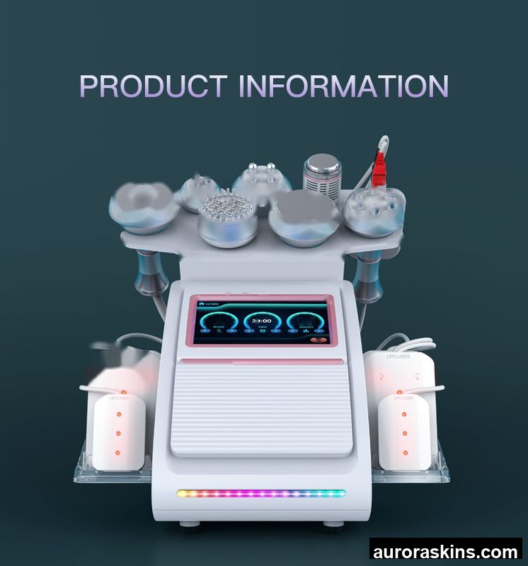 Multifunctional Fat Reduction Machine for Home and Salon Use Body Slimming Weight Loss 9 in 1 80 K Massage Machine Beauty