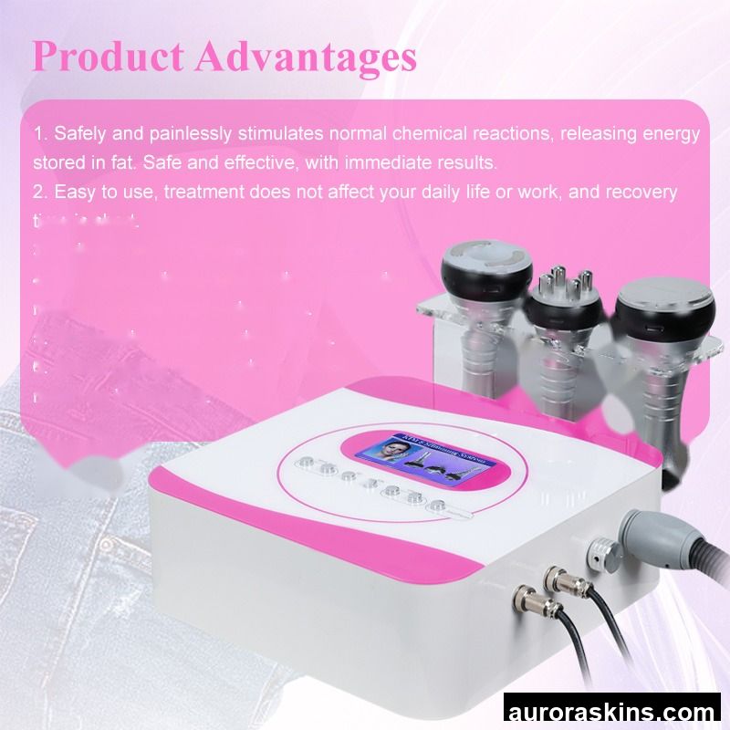 3 in 1 40k Cavit Vacuum 80K Cavi Lymphatic Drainage Cellulite Reduction Vaccum Roller Cavita Machine Slimming Equipment