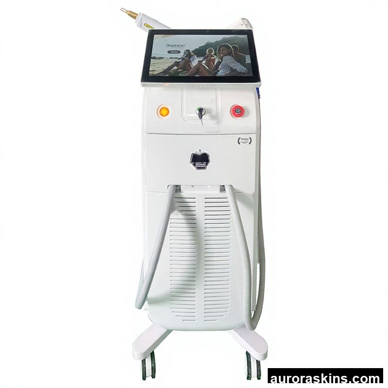 808nm Diode and Nd Yag Laser Beauty Machine 2 in 1 Salon Care Device Touch Screen Hair and Skin Treatment Equipment