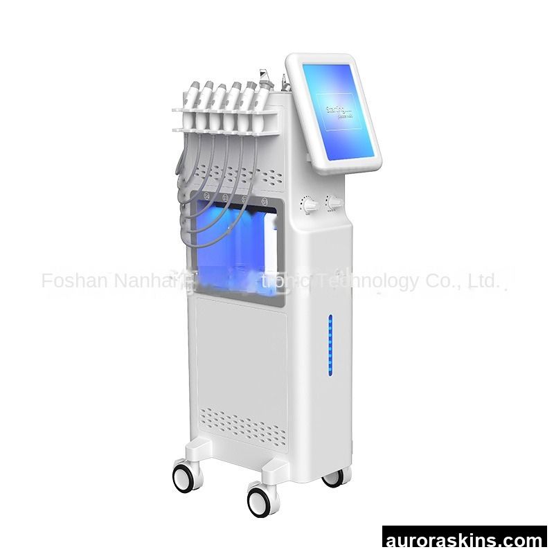 Cross-Border Blackhead Suction Instrument Photon Face Management Beauty Instrument Face Washing Massage Manufactured Oxygen Jet
