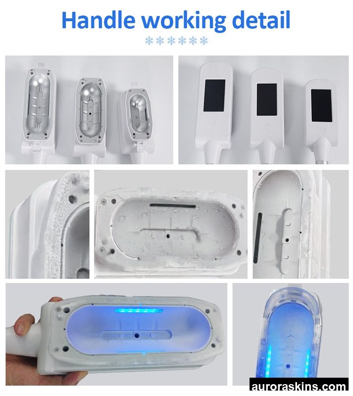 360 Cryoslim Cold Standing Body Shaping Machine 4 Handles Fat Reduction Contouring Skin Tightening Slimming Breast Massager