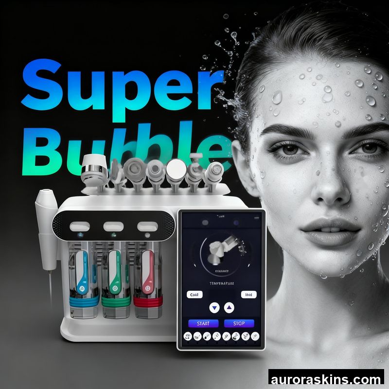 2026 Oxygen Bubble Face Spa Dermabrasion Face Lifting Skin Rejuvenation Multifunctional Skin Care Face Cleaning Beauty Device
