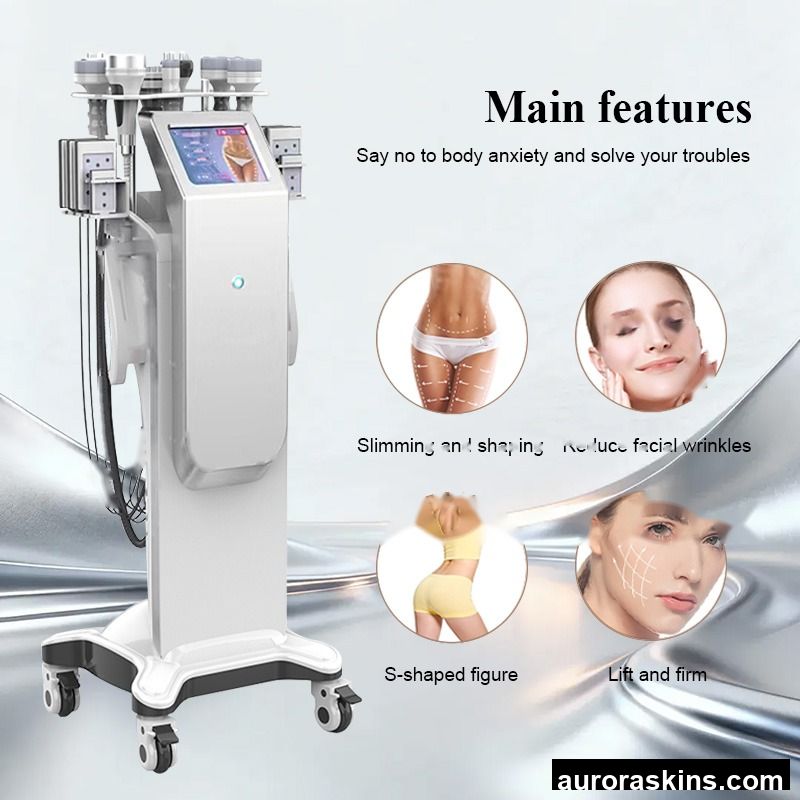 80K Vibration Vacuum Body Massager Lymphatic Drainage Face Lift 40K 80K Vacuum Machine Cellulite Removal S Shape Machine