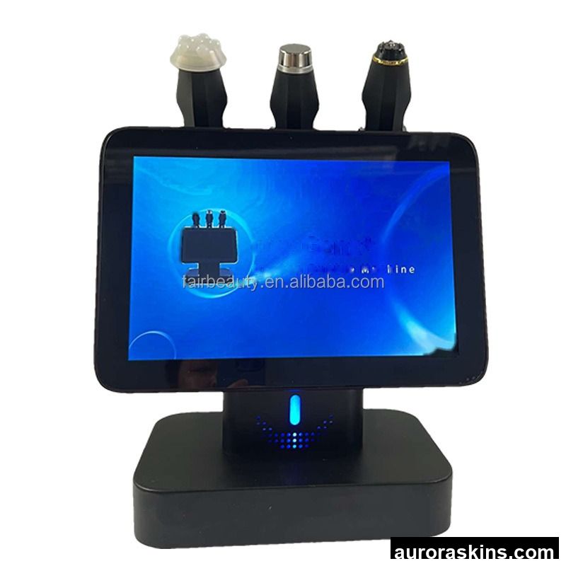 Portable 3-in-1 CO2 Bubble Oxygen Jet Skin Treatment Device-Touch Screen, Hydro Exfoliation, Wrinkle Care-Commercial Grade