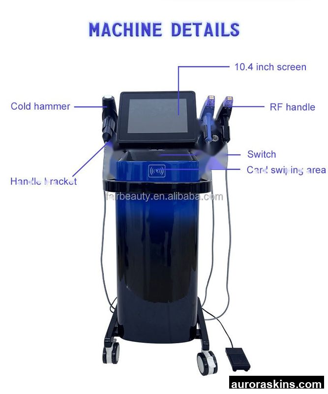 3in1 Radiofrequency Rf Fractional Cold Hammer Skin Rejuvenation Stretch Marks Removal Beauty Spa