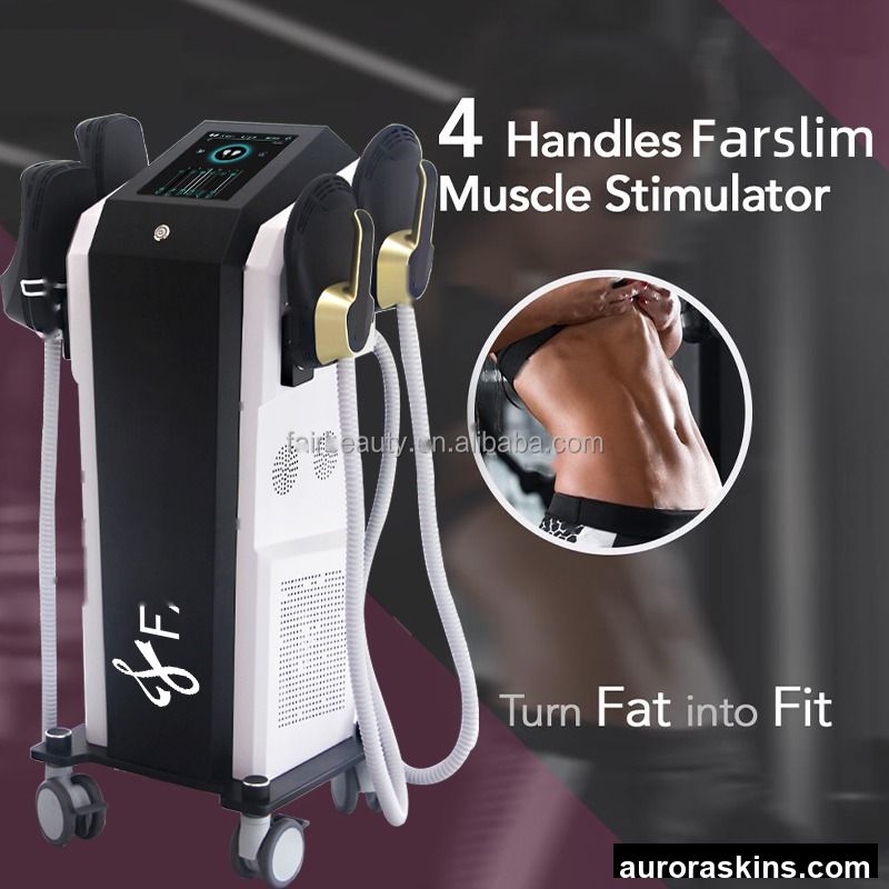 Professional Body Slimming Device High Energy Focused Electromagnetic Waves Magnetic Muscle Stimulator for Cellulite Removal