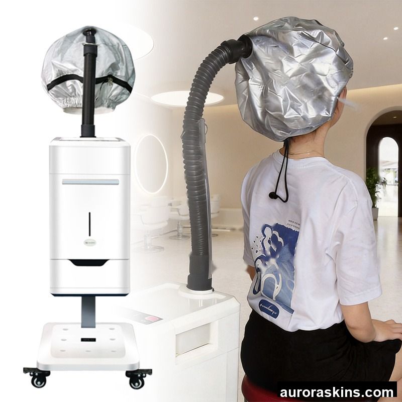 Hair Steamer With 1400ml Water Tank Salon Nano Spa Micro Hair Steamer Hair Steamer Micro Mist Hair Steamer Skin Analysis Machine