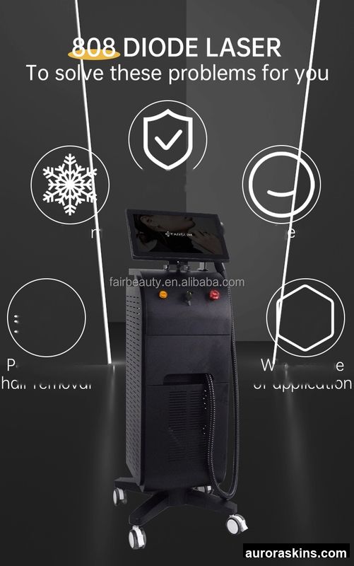 1600W Professional Fast & Painless Hair Reduction Unit-Triple Wavelength Photonic Technology (1064,755,808nm), Skin Rejuvenation