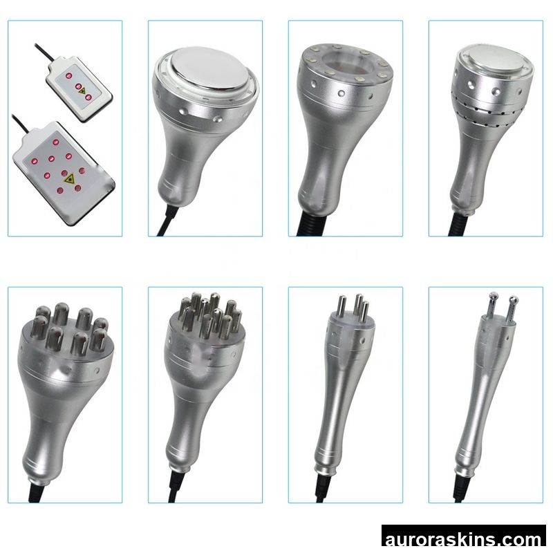 Aurora Skins Cavitation 9 En 1 Cavitation Lipolaser Machine Frecuencia De Radio Anti-Cellulite Weight Loss Machine