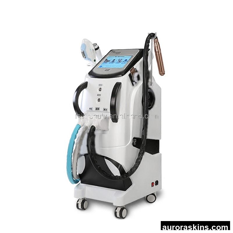 3-in-1 Skin Rejuvenation Beauty Machine with OPT & Rediofrequency & Picosecond Handles for Hair Reduction Pigments Removal
