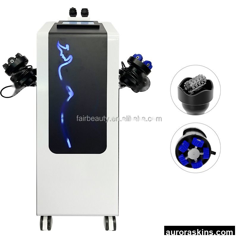 6 Handles Vacuum Roller Lymphatic Drainage Slimming Machine 360 Rotating Inner Ball Roller for Beauty Salon