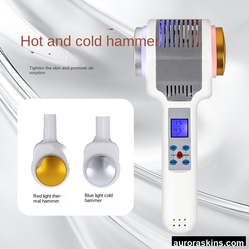 Hot-Selling Multi-Functional Small Blue Light Breast Massager Essence Import Beauty Instrument for Eliminating Swelling Hot Cold