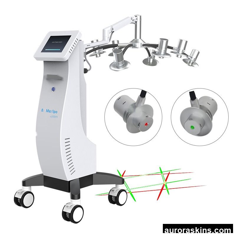 2023 New Upgrade Green Color Laser Weight Loss Lipo Laser 532 635nm Cold 8d Laser Shape 8d Lipolaser Slimming Fat Reduce Machine
