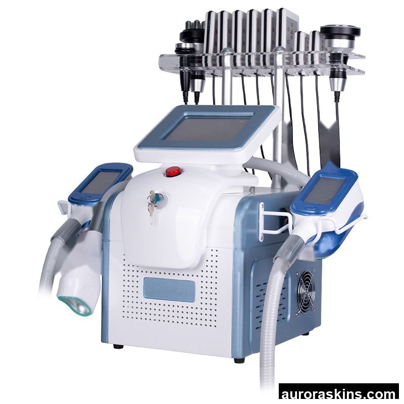 Multi-Functional Aurora Skins Fat Freezing Cooling Therapy Body Scultping Radiofrequency Beauty Machine for Beauty Salon SPA Center