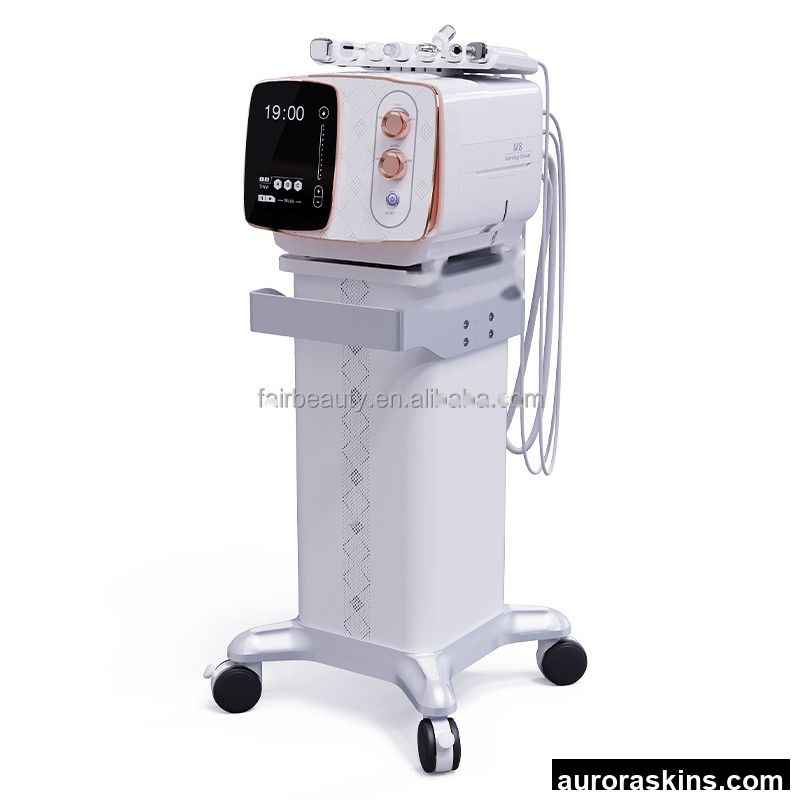 Vacuum Blackhead Remover Skin Scrubber Water Facial Skin Rejuvenation Oxygen Jet Skin Analyzer Facial Cleaning Machine