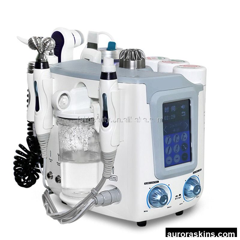 6in1 H2 Facial Aqua Facial Deep Cleaning Blackhead Removal Facial Spa Beauty Oxygen Machine