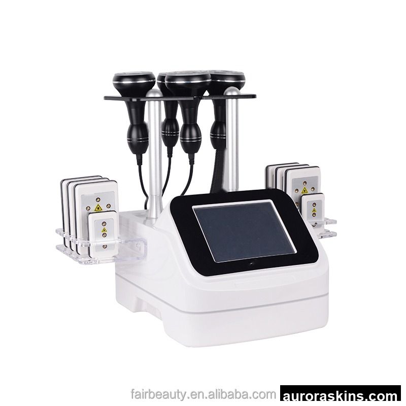 Aurora Skins Newest S Shape Machine Lipolaser Cavitation Cellulite Reduction Ultrasonic 40K Cavitation RF Beauty Equipment