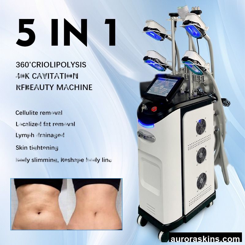 2025 Factory Price 5-in-1 Cool 360° Slimming Body Shaping Lymphatic Cellulite Reduction Weight Loss Beauty Machine Vacuum
