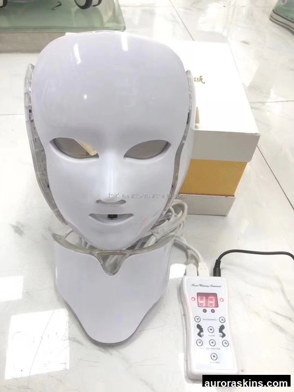 2019 Hot Product 7 Colors Mascara Led Light Therapy Face PDT Therapy Facial Whitening LED Cover