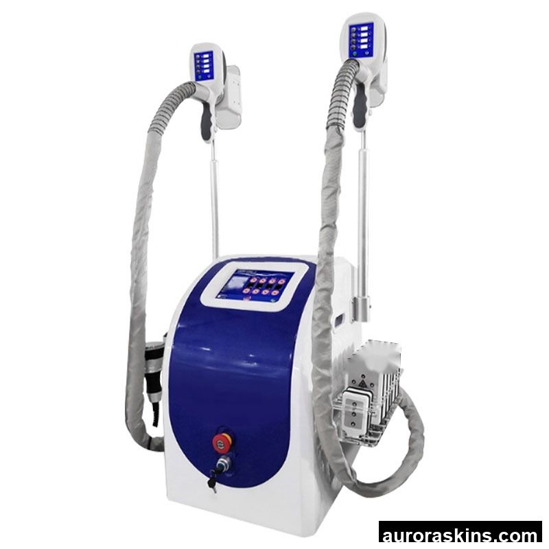 Multi-Functional Aurora Skins 4-in-1 Fat Reduction Body Shaping Machine with 4 Handles 8-inch Touch Screen for Beauty Salon Use