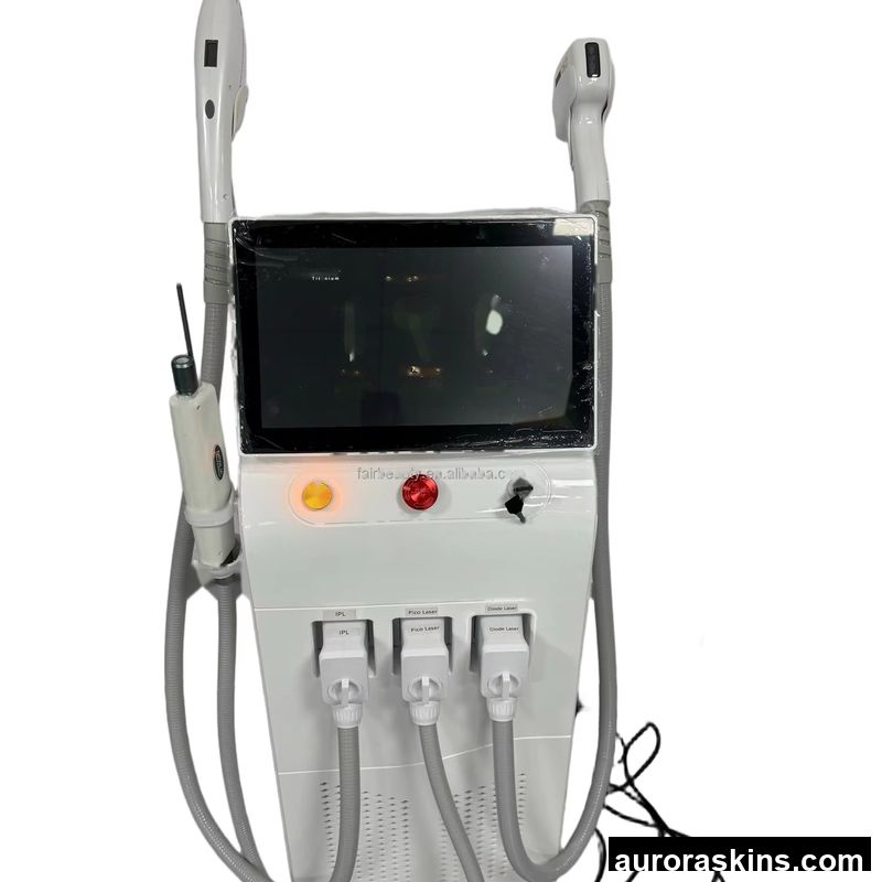 3-in-1 808nm Diode Permanent Hair Removal Pigmentation Tattoo Removal OPT Skin Rejuvenation Multi-Function Beauty Device