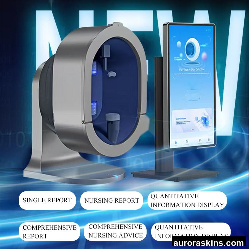 Professional X5PRO AI Facial Skin Analysis Device 9Spectral Image Scalp Microscope Acne Pigment Sensitivity Tester Skin Detector