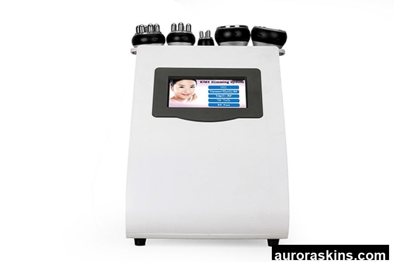 Aurora Skins 2022 5in1 Vacuum Cavitation Machine/slimming Body Shaper/radio Frequency Rf/40k 80k/free Logo/kiim 8 /factory Price