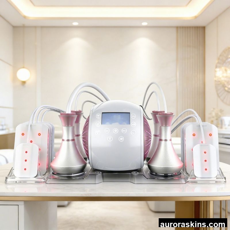 Pink Funny Type Home Salon Use Body Slimming Instrument 40K Cavi Multipole RF Lipo L for Facial Lifting Eye Care Fat Loss 658nm