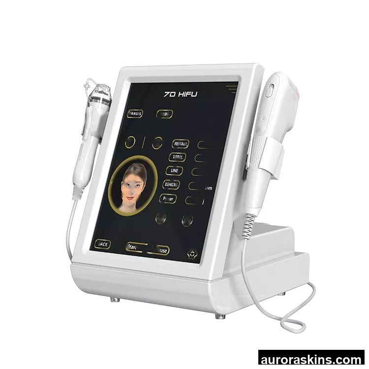 2022 Top Sales 2 in 1 7D HIFO RF Machine 7D HlFU Smas Anti Wrinkle Face Lifting Machine / Microneedling Fractional RF Machine