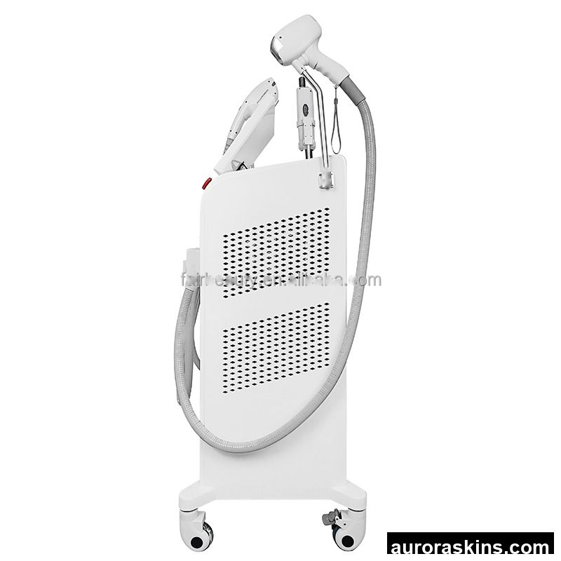 3-in-1 808nm Diode Permanent Hair Removal Pigmentation Tattoo and Removal Sapphire Dynamic Cooling Multi-Function Beauty Device