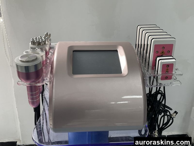 Aurora Skins s Choice 40k/80k Cavitation 6in1 Vacuumpink Lipolaser Rf Radiofrequency 80k Lose Weight Body Shaper