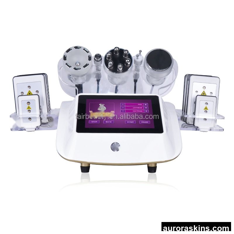 Producer 6in1 Ultrasonic 40K Cavitation Fat Reduce Radio Frequency Body Massage Cellulite Remove Bio Lifting Weight Loss Device