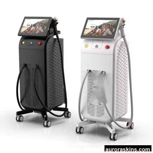 Aurora Skins 808nm Titanium for Soprano Diode for HR Machine Painless Skin Rejuvenation Hair Removal Spa Face Neck Lifting Massager
