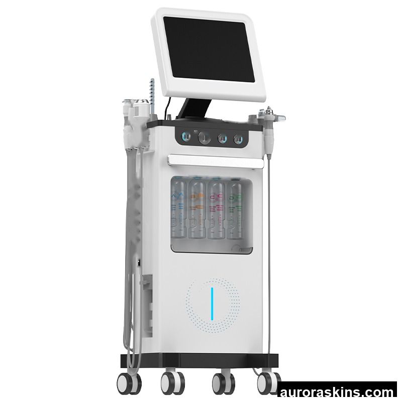 A 14in1 Oxygen Jet Diamond Deep Cleaning Water Dermabrasion Bubbles Water Oxygen Aqua Peel Machine