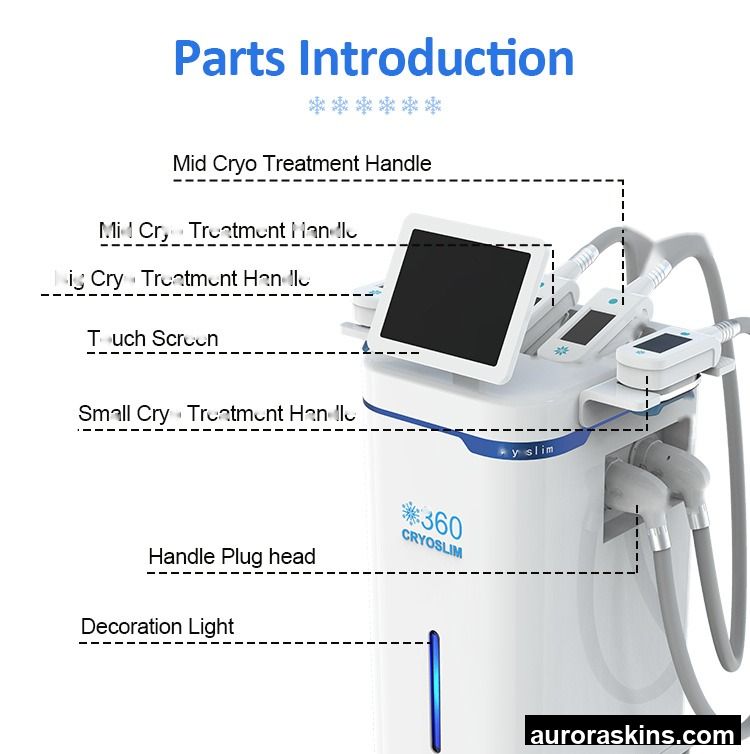 2026 NEW Body Massage Slimming Shaping Fast Weight Loss Four Handles 360 Degree Frozen Slimming Machine Skin Firming 40K