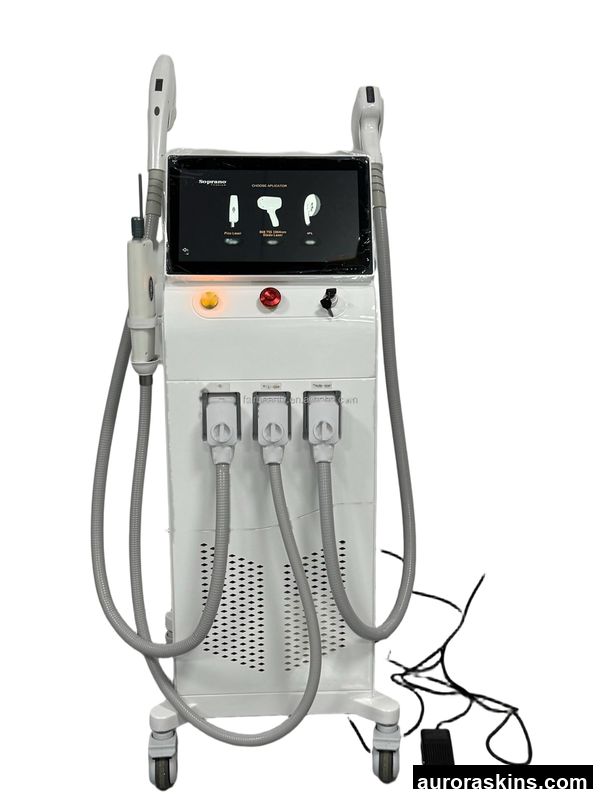 3-in-1 808nm Diode Permanent Hair Removal Pigmentation Tattoo Removal OPT Skin Rejuvenation Multi-Function Beauty Device