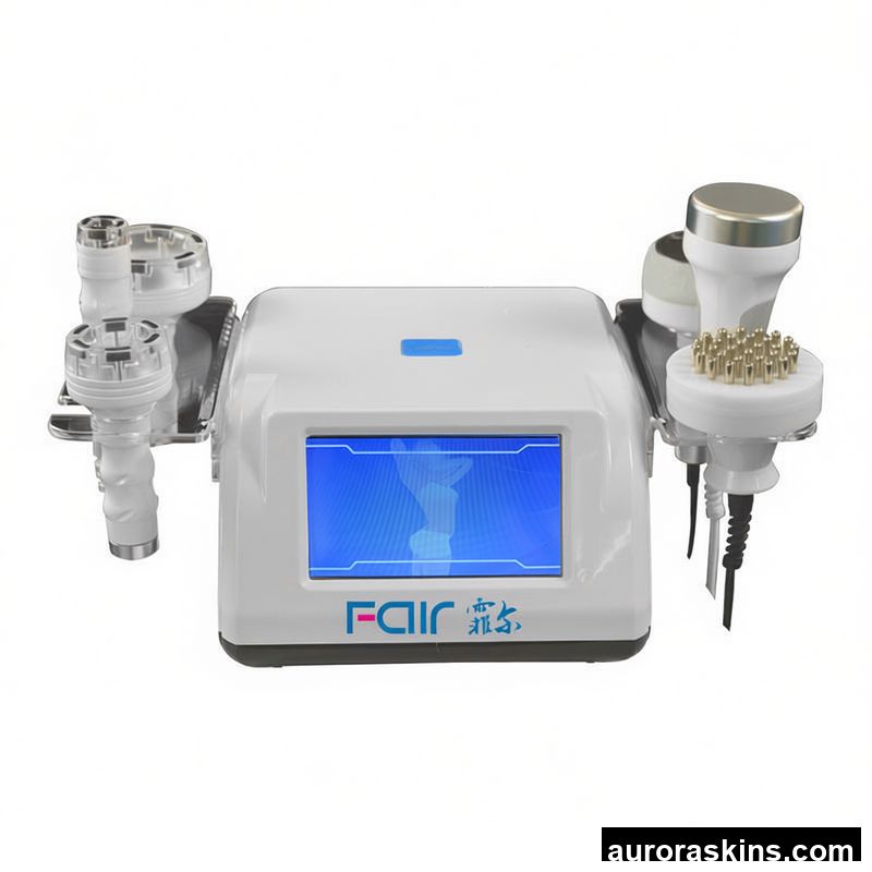 Aurora Skins 6in1 5D Slimming Homeuse Vacuum RF MERIDIAN COMB SHOCK GREASE Vibration Machine