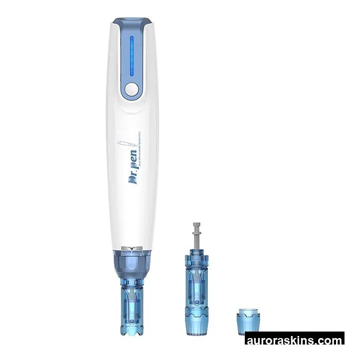 Portable Aurora Skins A9 Microneedling Derma A9 Auto Pen Microneedle Meso Pen Skin Care Beauty Machine With 2pcs Cartridges