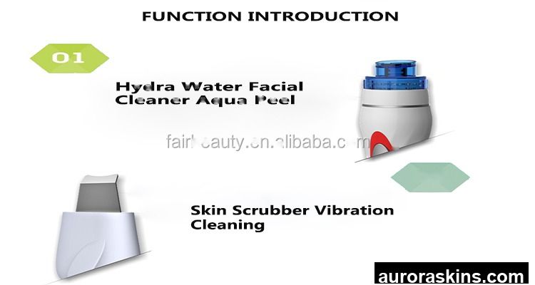 4 in 1 High Quality H2O2 Dermabrasion Facial Machine for Spa/deep Clean Oxygen Bubble Aqua Vacuum Machine