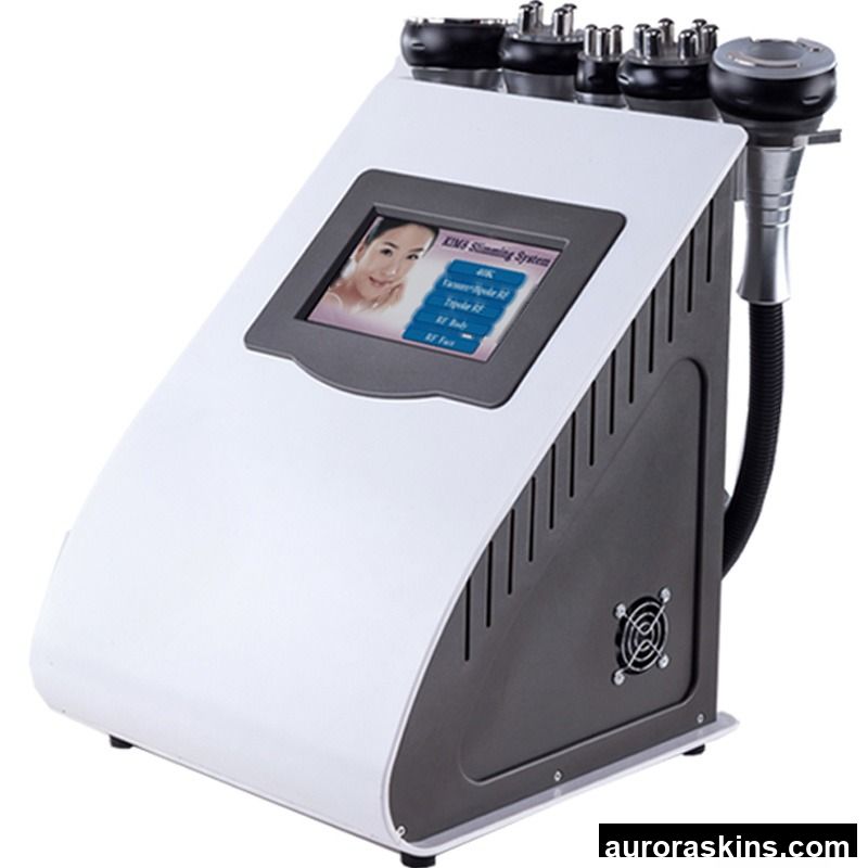 Aurora Skins 2022 5in1 Vacuum Cavitation Machine/slimming Body Shaper/radio Frequency Rf/40k 80k/free Logo/kiim 8 /factory Price