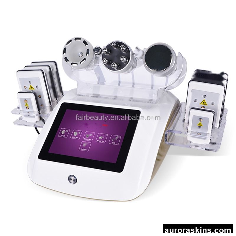 Producer 6in1 Ultrasonic 40K Cavitation Fat Reduce Radio Frequency Body Massage Cellulite Remove Bio Lifting Weight Loss Device